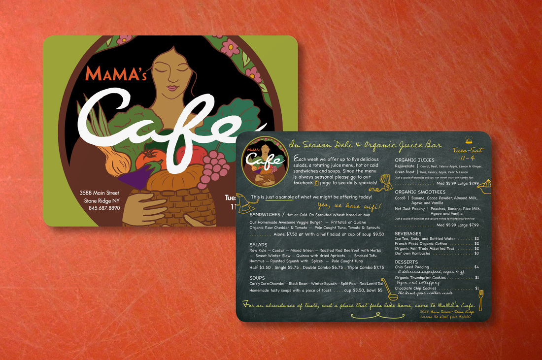 MaMA's Cafe menu